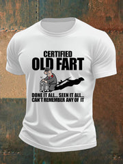 Men's  British Veteran imitation cotton short-sleeved T-shirt vetvanguards