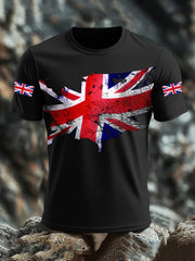 Men's UK Flag Printed T-shirt vetvanguards