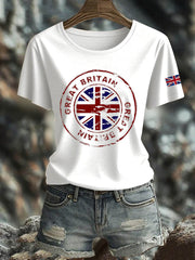 Women's British short-sleeved T-shirt vetvanguards