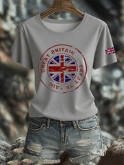 Women's British short-sleeved T-shirt vetvanguards