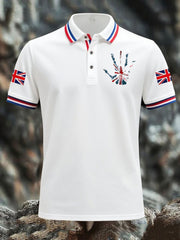 Men's Vintage England Flag Casual Shirt vetvanguards