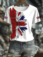 Women's British short-sleeved T-shirt vetvanguards