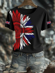 Women's British short-sleeved T-shirt vetvanguards