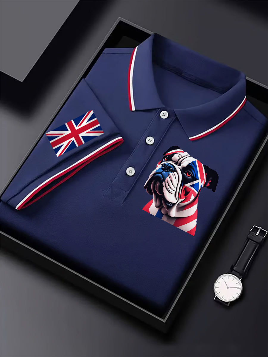Men's Vintage England Flag Casual Shirt vetvanguards