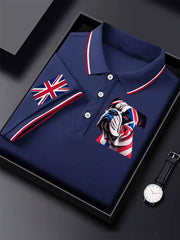 Men's Vintage England Flag Casual Shirt vetvanguards