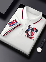 Men's Vintage England Flag Casual Shirt vetvanguards