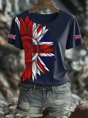 Women's British short-sleeved T-shirt vetvanguards