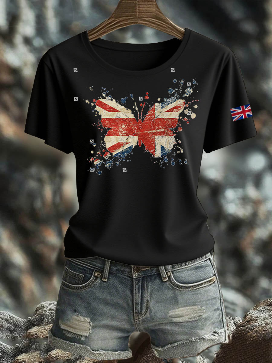 Women's British short-sleeved T-shirt vetvanguards