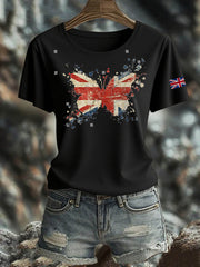 Women's British short-sleeved T-shirt vetvanguards