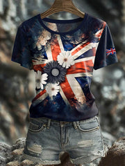 Women's British short-sleeved T-shirt vetvanguards