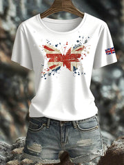 Women's British short-sleeved T-shirt vetvanguards