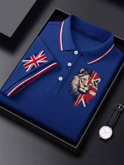 Men's Vintage England Flag Casual Shirt vetvanguards