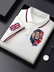 Men's Vintage England Flag Casual Shirt vetvanguards