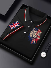 Men's Vintage England Flag Casual Shirt vetvanguards