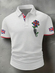 Men's UK Flag Art Printed Casual Tops vetvanguards