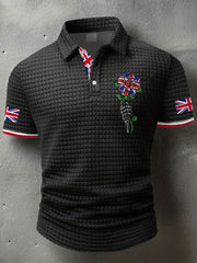 Men's UK Flag Art Printed Casual Tops vetvanguards