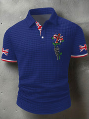 Men's UK Flag Art Printed Casual Tops vetvanguards