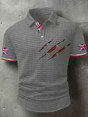 Men's UK Flag Art Printed Casual Tops vetvanguards