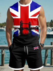 Men's UK Flag Art vest set vetvanguards
