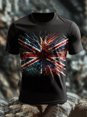 Men's UK Flag Art short sleeves t-shirt vetvanguards