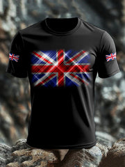 Men's UK Flag Art short sleeves t-shirt vetvanguards