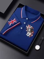 Men's Vintage England Flag Casual Shirt vetvanguards