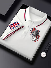 Men's Vintage England Flag Casual Shirt vetvanguards