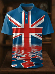 Men's UK Flag Art short sleeve shirt vetvanguards