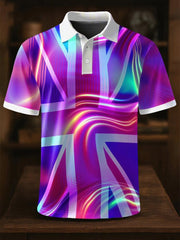 Men's UK Flag Art short sleeve shirt vetvanguards