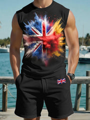 Men's UK Flag Art vest set vetvanguards