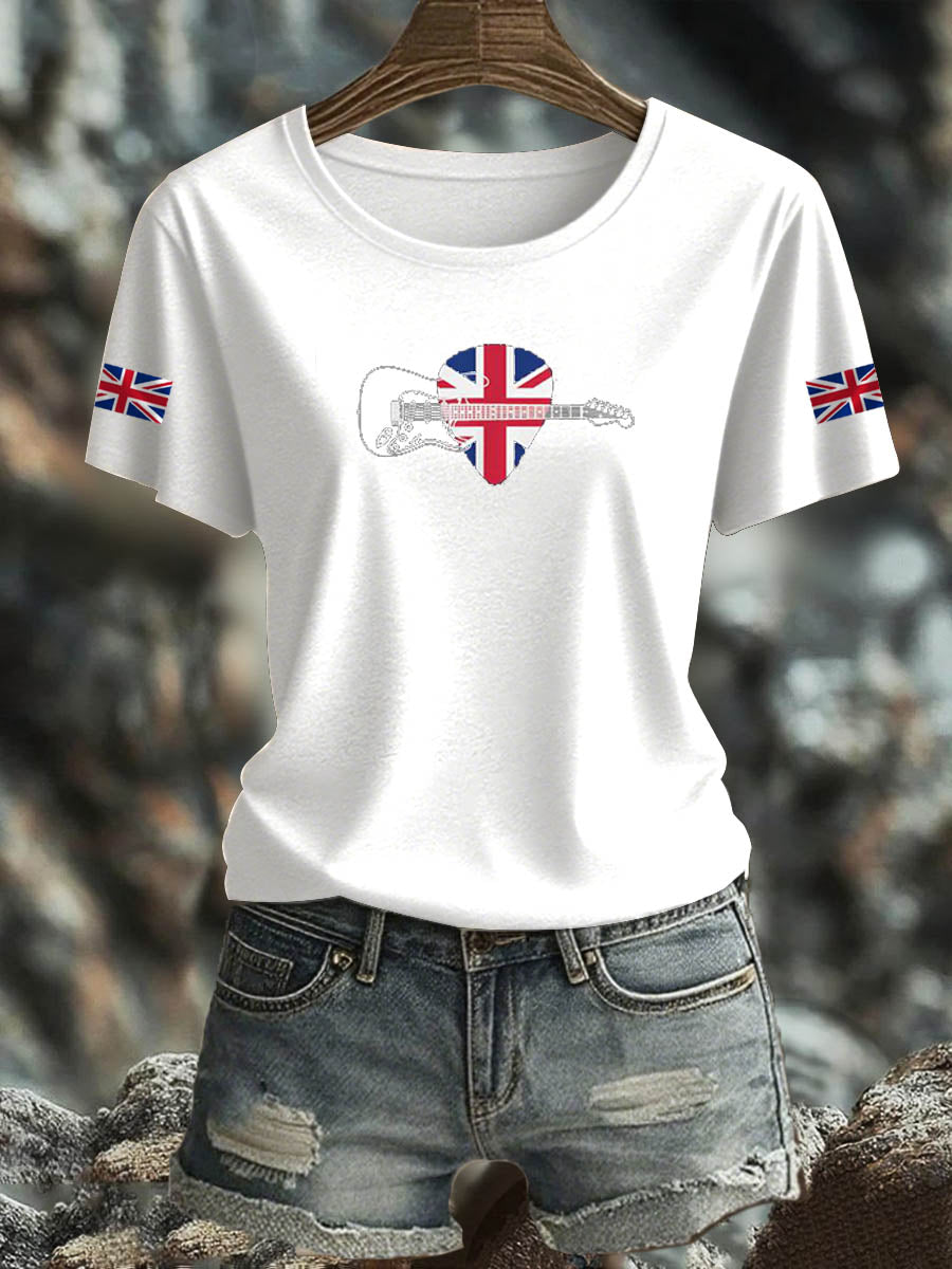 Women's  British Iron On Short Sleeve T-Shirt vetvanguards