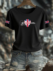 Women's  British Iron On Short Sleeve T-Shirt vetvanguards