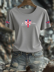 Women's  British Iron On Short Sleeve T-Shirt vetvanguards