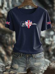 Women's  British Iron On Short Sleeve T-Shirt vetvanguards