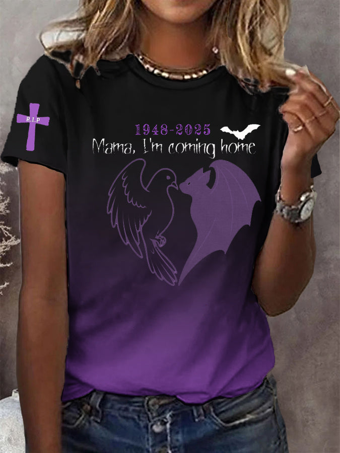 Women's Prince Of Darkness Forever Rip Legend Ozzy Osbourne Memorial Tee vetvanguards