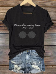 Women's Mama I'm Coming Home Rock Legend Memorial Tee vetvanguards