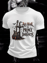 Men's All Hail Prince Of Darkness R.I.P Rock Legend  Memorial Tee vetvanguards