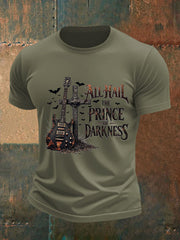 Men's All Hail Prince Of Darkness R.I.P Rock Legend  Memorial Tee vetvanguards