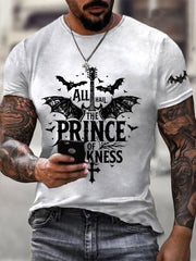 Men's Prince of Darkness Printed Casual T-Shirt vetvanguards