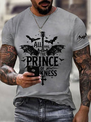 Men's Prince of Darkness Printed Casual T-Shirt vetvanguards