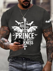 Men's Prince of Darkness Printed Casual T-Shirt vetvanguards
