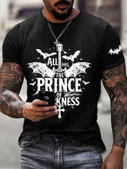 Men's Prince of Darkness Printed Casual T-Shirt vetvanguards