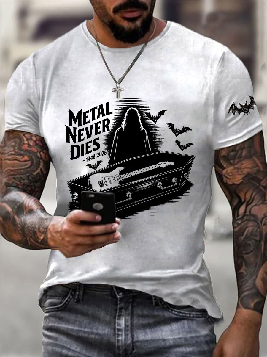 Men's Prince of Darkness Printed Casual T-Shirt vetvanguards