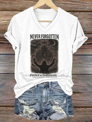 Women's Prince of Darkness Printed Casual T-shirt vetvanguards