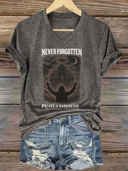 Women's Prince of Darkness Printed Casual T-shirt vetvanguards