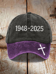 Unisex 1948-2025 Cross Print Hat vetvanguards