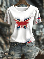 Women's British short-sleeved T-shirt vetvanguards