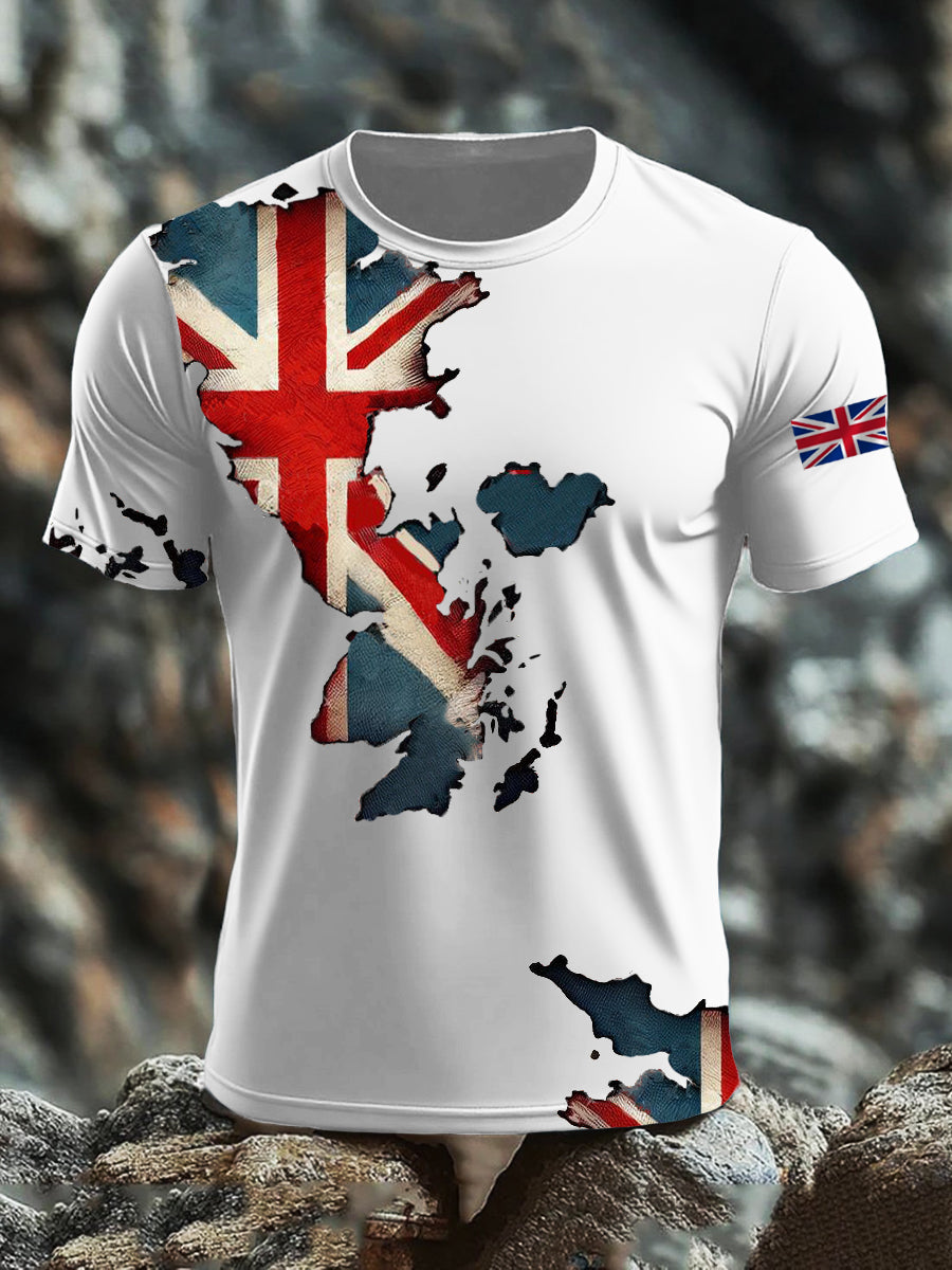 Men's British short sleeves t-shirt vetvanguards