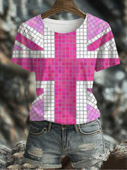 Women's UK Flag Printed T-shirt vetvanguards