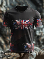 Men's british short sleeves t-shirt vetvanguards